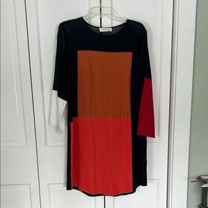 Correll Correll Color Block Dress - size L